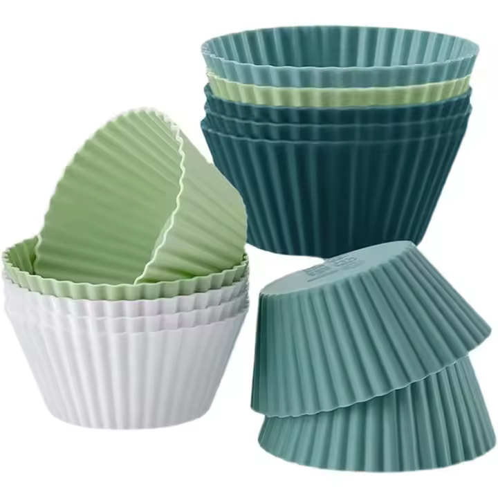 Molde reutilizable para utensilios de cocina del hogar, herramientas para decorar pasteles, molde de silicona para pasteles, molde redondo para hornear muffins y pasteles. - 1