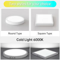 Lámpara De Techo LED Moderna Panel Para Sala De Estar Dormitorio Cocina Iluminación LED Decorativa Para El Hogar Fuente De Energía AC Incluye Bombillas - details 7