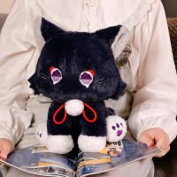 Muñeco De Peluche Gato Anime Genshin Impact Wanderer Mascota Scaramouche Juguete Para Niños Muñeco De Cosplay Regalo De Peluche Suave Para Adultos Y Niños - details 22