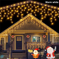 Luces De Cadena De Hielo LED Solar 3.5M Impermeables Para Decoración De Bodas Y Fiestas En Jardín Y Hogar Luces De Navidad Exteriores - details 0