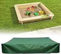 Cubierta de caja de arena, tela Oxford, toldo de refugio de granja, accesorios de protección multiusos, cuadrado, a prueba de polvo, impermeable, con cordón de jardín (120*120*20cm) - details 0
