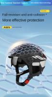 Casco De Motocicleta Estilo Retro Universal Para Hombres Y Mujeres Seguridad Y Moda Verano Ciclismo Al Aire Libre - details 3