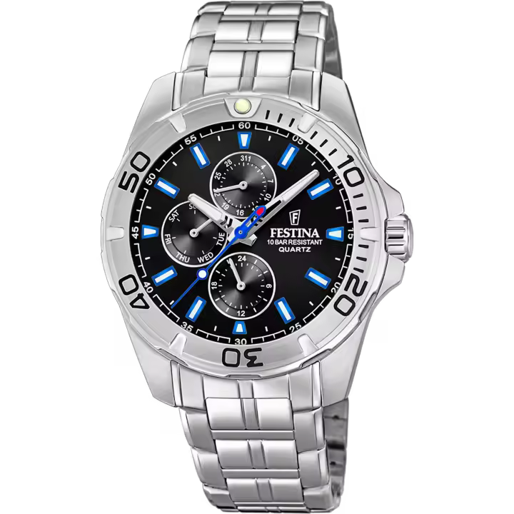 Reloj FESTINA Hombre Multifunction F20445/6 - Acero resistente al agua 100m - 1