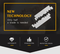Cuchillo De Afeitar Profesional De Acero Inoxidable Con Soporte Para Barbieros Cuchilla Recta Para Barba Y Cabello Para Hombres - details 1