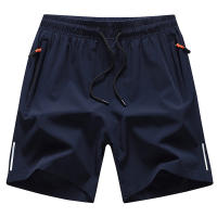 Shorts De Verano Para Hombres En Seda De Hielo Deportiva Secado Rápido Pantalones Casuales De Playa Exterior Libre Talla Verdadera - details 1
