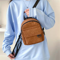 Mochila Mini Para Mujer De Cordón Sólido Y Estilo Casual Gran Capacidad Duradera Para Viajes Y Escuela Con Cierre De Cremallera - details 36