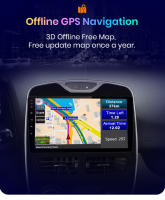 AWESAFE inalámbrico CarPlay Android Auto Radio para Renault Clio 4 2012 2013 2014 2015 2016 2017 2018 2019 coche reproductor multimedia GPS 2 din autoradio volante controles RDS Bluetooth - details 12
