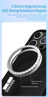 VOKAMO Funda de Silicona Líquida Anillo Magnético Compatible con MagSafe para iPhone 15, iPhone 15 Plus, iPhone 15 Pro, iPhone 15 Pro Max de Alta Calidad y Tacto Suave - Varios Colores - details 8