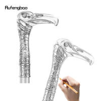 Bastón De Luxo Con Cabeza De Águila Decorativo Y Elegante Moda Cane Cosplay Aleación Vintage 93cm Puntas De Goma Material De Eje De Acero - details 1