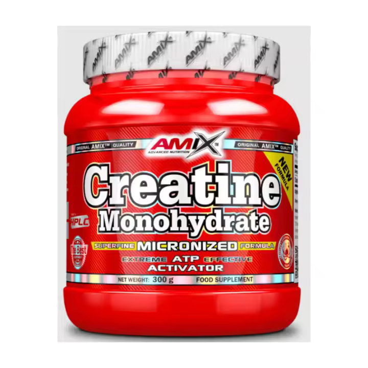 Amix Creatina Monohidrato 300 Gr Polvo - Energía para Entrenar - Aumento de Masa Muscular - 1