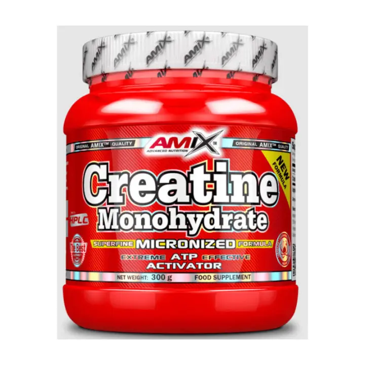 Amix Creatina Monohidrato 300 Gr Polvo - Energía para Entrenar - Aumento de Masa Muscular - 1
