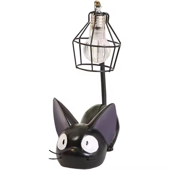 Lámpara de noche con diseño de gato, creativa, para mesita de noche, juguetes de gatos negros - 1