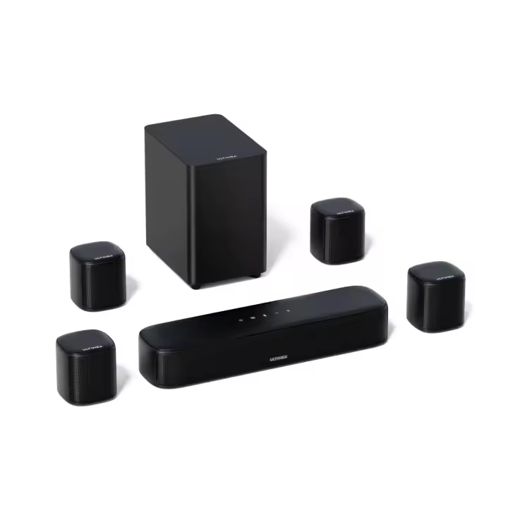 Barra de Sonido ULTIMEA Aura A40 7.1 con Sonido Envolvente Virtual 7.1 canal, máximo 330W, 8 Altavoces de Alto Rendimiento, Tecnología BassMX y SurroundX, 6 Modos de Ecualización Personalizados, Control por APP Inteligente, Conexión AUX USB - 1