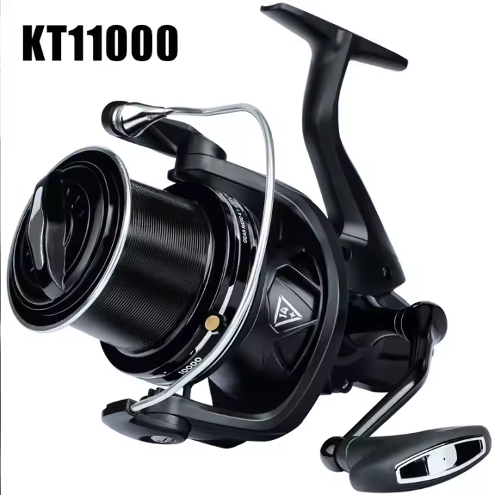 Carrete De Pesca Sougayilang Serie 10000-12000 MAX Drag 25KG Ultra Suave Y Potente Para Pesca En El Mar Carrete De Giradiscos Pre-Loading De Metal - 1