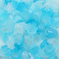 100pcs Bolas De Acrílico Bellflower Mixtas Para Hacer Pulseras Collares Y Aretes Accesorios De Joyería DIY Forma Oval Diametro 11mm - details 4