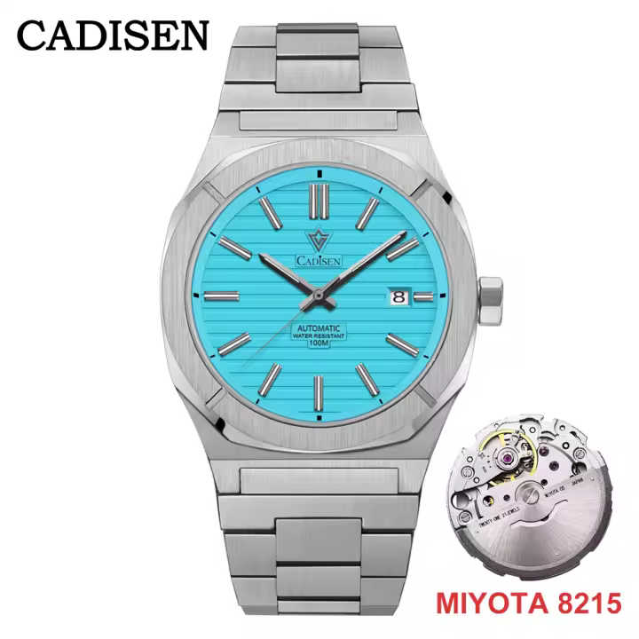 Reloj De Diversidad CADISEN Lujo Retro Con Cristal De Zafiro NH35A Diseñador Alemán Automático Para Hombres 10Bar Impermeable Luminoso - 1