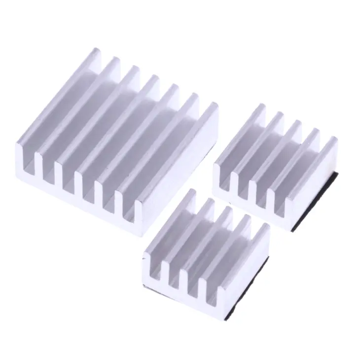 Kit De Enfriamiento Para Raspberry Pi 3 Aluminio Puro Radiador Con Ventiladores Herramienta De Reparación Y Mantenimiento - 1