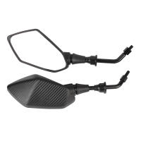 Espejos De Motocicleta Vista Trasera Monitor Falso Fibra De Carbono Decorativa Para Bicicleta Eléctrica E-Bike Pit Dirt Bike Scooter ATV - details 7