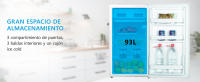 Midea Nevera Pequeña 93L - Mini Frigorífico Compacto para Hogar y Oficina - Frigorífico Pequeño Bajo Consumo Sin Congelador - Mini Bar Silencioso para Caravana y Camping con Zona fría de 0º/-3º - details 6