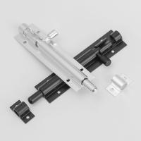 Cerradura De Puerta Deslizante Para Jardín Gran Portón Almacenamiento Negro Y Plateado Larga Durabilidad Hebilla De Torre Accesorio Doméstico - details 3