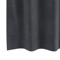 Cortinas Blackout de vidaXL con ojales 2 pcs de terciopelo gris claro - details 4