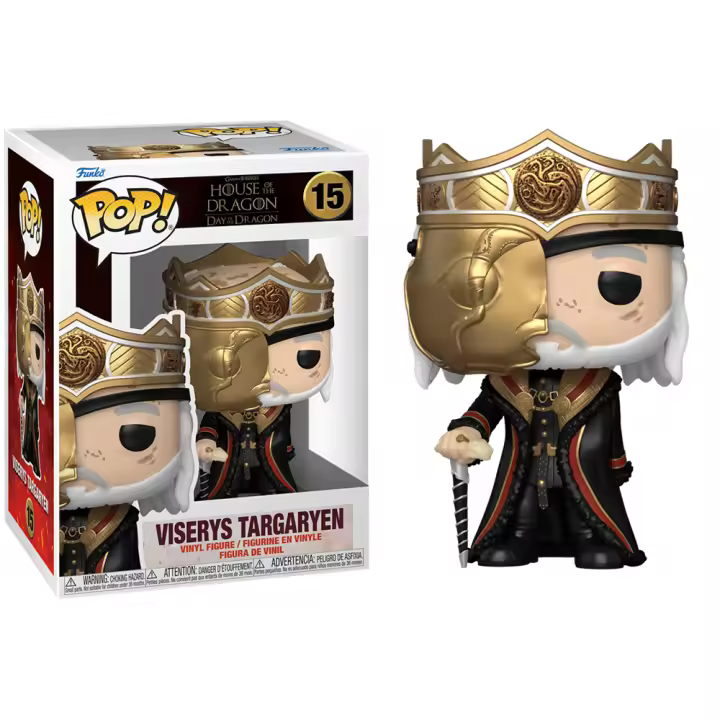 FUNKO POP! LA CASA DEL DRAGÓN S2 - VISERYS CON MÁSCARA, 76474, Nº15, TIENDA CON LICENCIA OFICIAL - 1