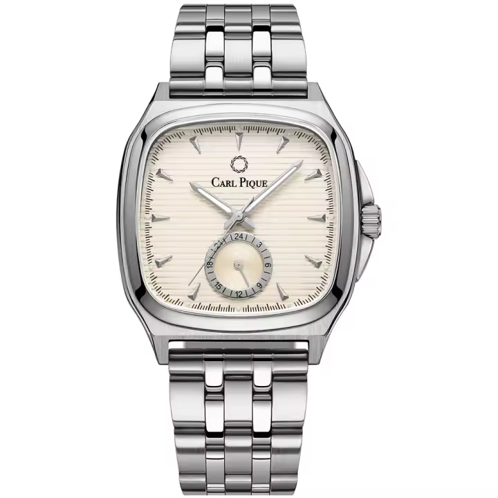 Carl Pique Reloj Carré Cp0009 Plateado Hombre - 1