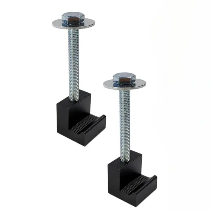 Set De Herramientas Para Coche Juego De Abrazaderas Con J Hook Caja De Herramientas Fija Para Camión Adecuado Para Camiones Con Paquete De Un-Pair Con Tornillos Y Aros - 1