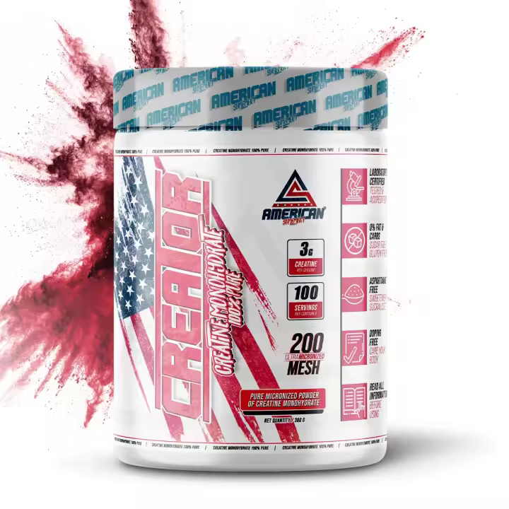 AS AMERICAN SUPLEMENT American Suplement - Creatina Monohidrato 300g - Combate la Fatiga - Favorece el Rendimiento Físico - Aminoácidos - 1