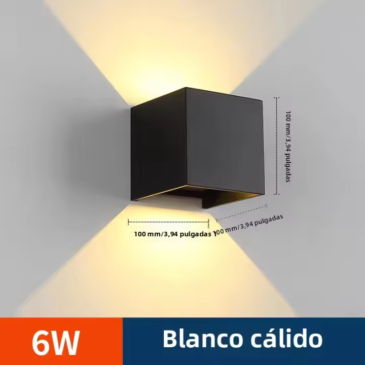 Lámpara De Pared LED Impermeable 6W Para Decoración Interior Y Exterior Luz De Punto De Luz LED AC85-265V Para Hogar - 1