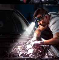 Linterna Frontal LED Recargable Con Zoom Telescópico Y Luz De Trabajo Impermeable De Alta Luminosidad Para Exteriores - details 9