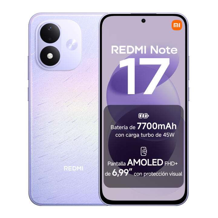 Xiaomi Redmi Note 17: Potente Snapdragon, Pantalla AMOLED y Batería Gigante