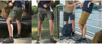 Shorts De Verano Para Hombre Cargo Pantalones Tácticos Impermeables Secado Rápido Con Multípocket Ropa Al Aire Libre Para Caza Y Pesca - details 2
