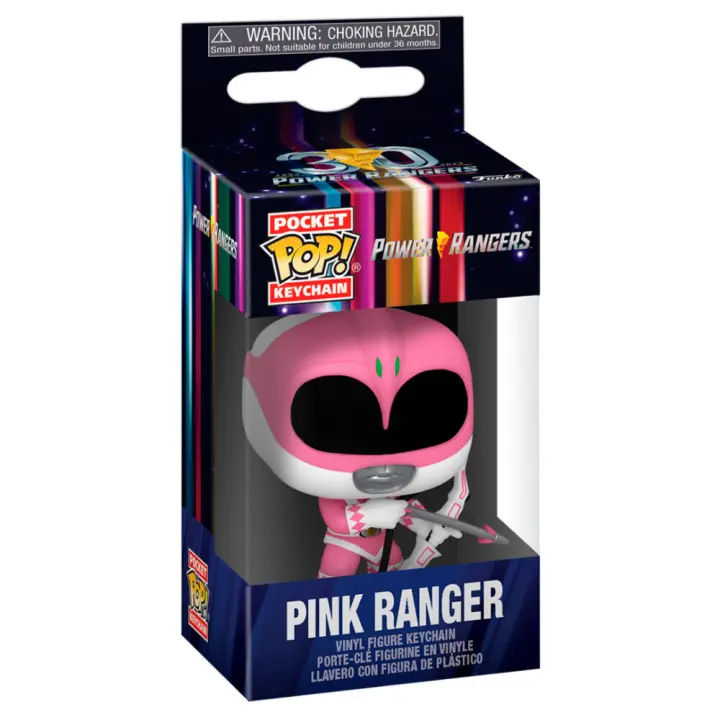 Llavero Pocket POP Power Rangers 30th Anniversary Pink RangerFigura  Coleccionable - Idea de Regalo- Mercancia Oficial - Juguetes para Niños y Adultos - Movies Fans - Muñeco para Coleccionistas y Exposición - 1