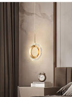 Lámpara Colgante Nórdica LED Para Decoración De Sofá Y Fondo Dorado Iluminación Pendente Interior Para Dormitorio Pasillo - details 7