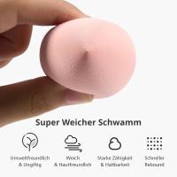 4PCS Esponja Maquillaje con Caja de Almacenamiento para Líquidos Cremas y Polvos - details 3