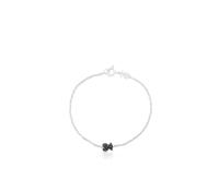 Sterling silver gemstone bear bracelet for women simple light luxury fashion jewelry - details 7