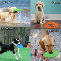Juguetes De Silicona Para Perros Disco Volador Multifuncional Entrenamiento Para Puppies Juego Interactivo Al Aire Libre Suministros Para Mascotas - details 5