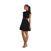 Vestido Largo Maxi De Verano Para Mujer Estilo Casual Elegante Sin Mangas Sin Espalda Color Sólido Personalizado - details 44