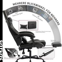 Silla de Orden ergonómico con soporte lumbar Negro - details 1