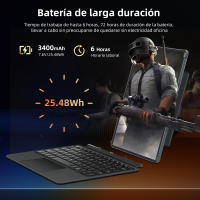 VANWIN Tablet 2 en 1, Pantalla táctil IPS de 10,1 pulgadas con Resolución de 800x1.280 píxeles, Procesador Intel Core m3-8100Y de Cuatro núcleos a 3,4 GHz, 12 GB de RAM y 256 GB de SSD, Windows 11 Pro, WiFi 6, Bluetooth 5,0, Batería de 3.400 mAh - details 5