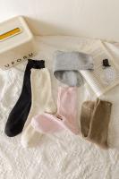 Calcetines De Mujer Coloridos Sueltos Sin Pelaje De Primavera Verano High Tube Estilo Callejero Suave Tejidos De Algodón - details 7