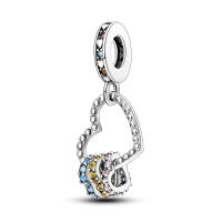 LAZA 1PC Colgante De Cruz Perfume Plata Esmaltada Para Hacer Pulseras Joyería Para Mujer Bola De Zirconia Metálica Peso 3g - details 44