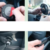 Ventilador de Coche de 3 velocidades, portátil, Automático, Eléctrico, refrigerador de Aire, mini ventilador USB, Plisado - details 2