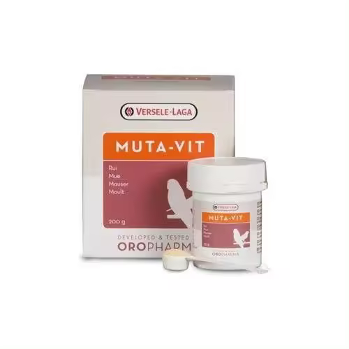 Versele-Laga Complemento Alimenticio para Aves MUTA VIT VERSELE LAGA 25 Gr - Nutrición Óptima para Aves - 1