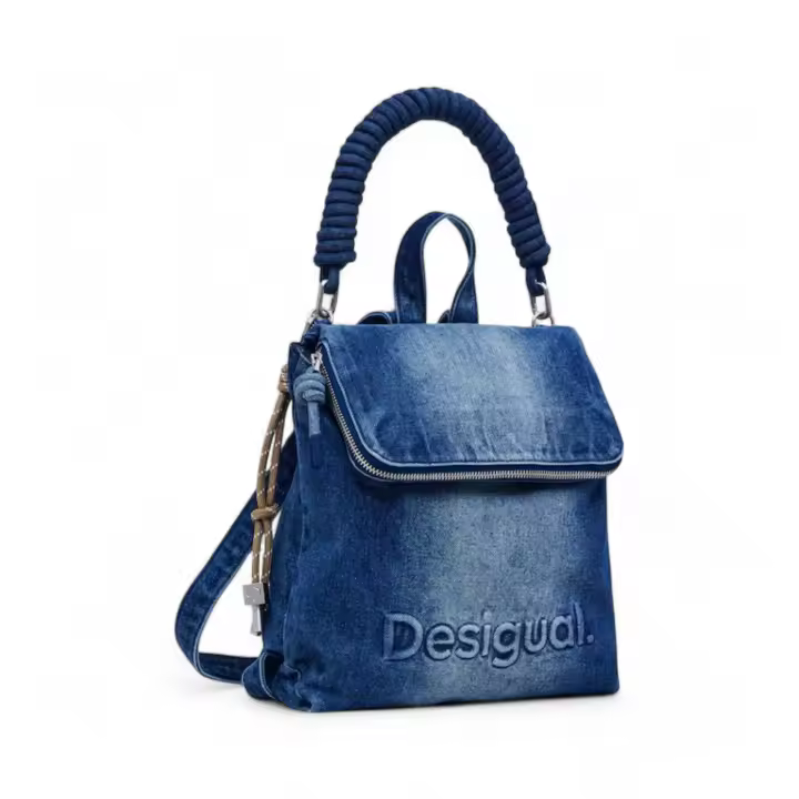 Desigual | Mujer | Mochila Logo denim azul - 1