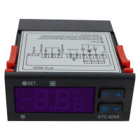 Controlador De Temperatura Digital STC-9200 Termómetro Sensor Higrómetro Relé Termostato Regulador AC 220V DC 24V 12V Para Hogar - details 5