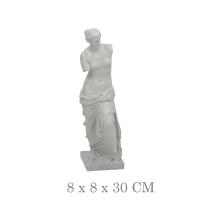 Gissed Escultura Decorativa Venus de Milo en Resina con Acabado Granito Blanco – Réplica Clásica de la Antigua Grecia con Detalles Sofisticados – Elegante Estatua de 30 cm para Hogar, Oficina y Espacios Culturales – Ideal para Coleccionistas y Amantes del - details 1