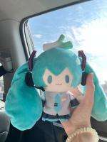Muñeca De Peluche Hatsune Miku Fufu Regalo De Cumpleaños Para Novia Muñeca Lindo Regalo Para Amigos Y Familia Miukunfufu Bandai - details 1
