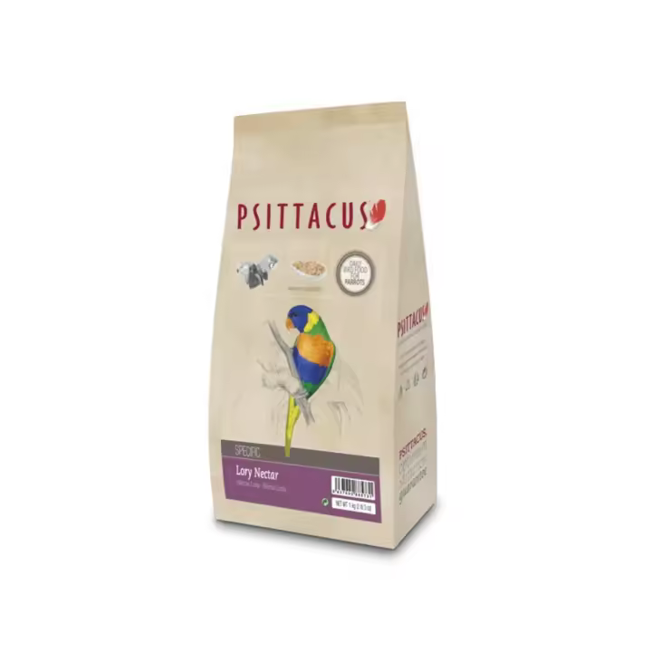 PSITTACUS - Lory Nectar - Alimento complementario para aves psitaciformes de la tribu Loriini - 1